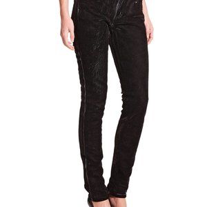 RARE ALEXANDER WANG DENIM X BLK VELET JEAN 27